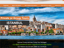Tablet Screenshot of packagetourturkey.com